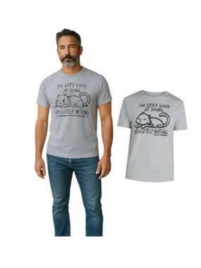 I’m Very Good At Doing Absolutely Nothing Graphic Short Sleeve Tee